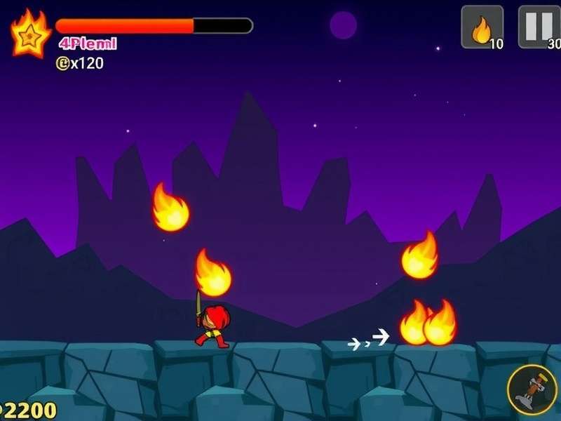 Flame Pepper Hero Game Screenshot